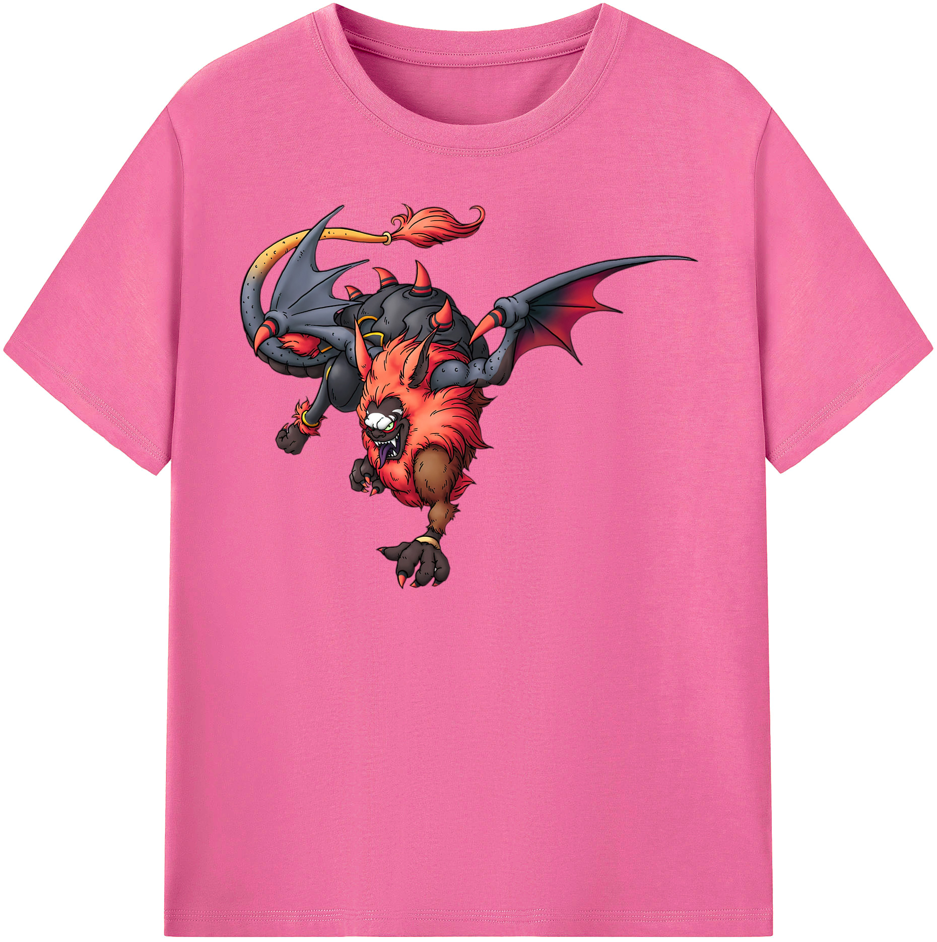 （画像用） ドラゴンクエスト Doragon Kuesuto Dragon Quest レディースカジュアルプリントTシャツ（綿100％）